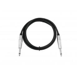 OMNITRONIC Jack cable 6.3 mono 1.5m bk ROAD